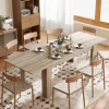 Uitschuifbare eettafel, uitbreidbaar van 180 naar 260 cm, voor 6 10 personen, hout 2