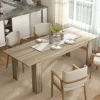 Uitschuifbare eettafel, uitbreidbaar van 180 naar 260 cm, voor 6 10 personen, hout 7
