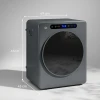 Wasdroger, 6 programma's, 40 60℃, 4 kg capaciteit, compact, touch bediening, grijs 4