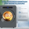 Wasdroger, 6 programma's, 40 60℃, 4 kg capaciteit, compact, touch bediening, grijs 6
