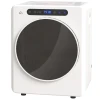 Wasdroger, 6 programma's, 40 60℃, 4 kg capaciteit, compact, touch bediening, wit 1