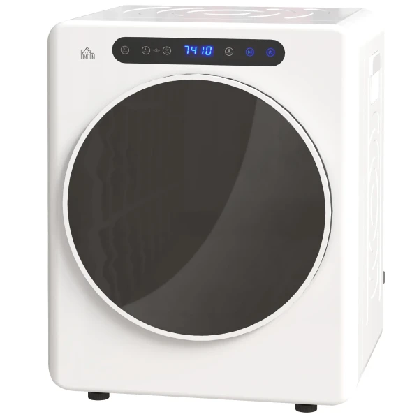 Wasdroger, 6 programma's, 40 60℃, 4 kg capaciteit, compact, touch bediening, wit 1