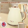 Waterkoker, 2200w, kijkvenster, filter, snelkoker, beige 6