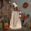 150 cm halloween decoratie halloween heks met led verlichting, geluidsfunctie verstelbare armen, hoofd 4