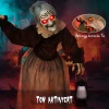 150 cm halloween decoratie halloween heks met led verlichting, geluidsfunctie verstelbare armen, hoofd 6