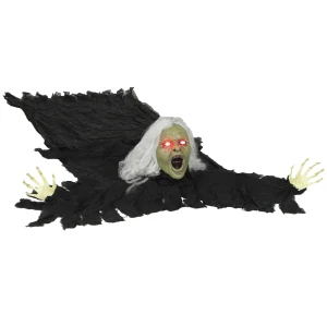 183cm halloween decoratie halloween zombie oude met led verlichting, geluidsfunctie, voor feest 1