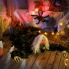 183cm halloween decoratie halloween zombie oude met led verlichting, geluidsfunctie, voor feest 8
