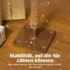 3 delige set kunstmatige met sneeuw bedekte dennenbomen, 3 maten, metalen standaard, vlamvertragend, kunststof, groen+wit 8