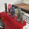 3 traps gereedschapswagen, 4 wielen, staal, 83b x 35,3t x 76h cm, rood 9