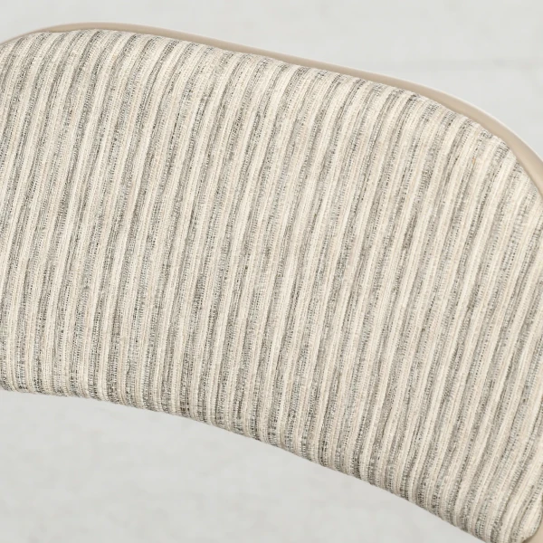 6 delige set klapstoelen, draagbare kantoorstoelen, stalen poten, vouwstoel voor kantoor, receptie, wachtkamer, linnenlook beige 10