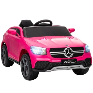 Aiyaplay elektrische auto voor kinderen, 12v kinderauto met afstandsbediening, led verlichting, muziek, 3 snelheden, 3 6 jaar, roze 1