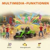 Aiyaplay elektrische kindtractor, opzit tractor met afstandsbediening, zachte start, voor kinderen van 3 8 jaar, groen 9
