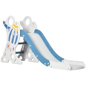 Aiyaplay glijbaan voor kinderen van 1,5 tot 3 jaar, raketontwerp, stickerset, blauw, 157 x 46,5 x 80 cm 1