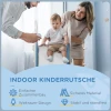 Aiyaplay glijbaan voor kinderen van 1,5 tot 3 jaar, raketontwerp, stickerset, blauw, 157 x 46,5 x 80 cm 7