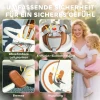 Aiyaplay kinder driewieler, omvormbare baby buggy, 5 in 1 ontwerp, afneembare duwstang, verstelbaar, veiligheidsgordel, opbergtas, 1 3 jaar, crèmewit 6