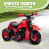 Aiyaplay kinder elektrische motorfiets, 6v kinderfiets met muziek, bellen 2,5 3 km/u, voor 2 5 jaar oude kinderen 6