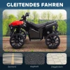 Aiyaplay kinder quad elektrisch 6v kinderquad met vooruit , achteruitfunctie, muziek, led koplampen rood 6