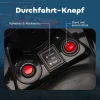 Aiyaplay kinder quad elektrisch 6v kinderquad met vooruit , achteruitfunctie, muziek, led koplampen rood 8