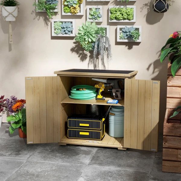 Buiten opbergbox tuinbox kussenbox, weerbestendig, asfaltdak, 77,5 cm x 88 cm x 90 cm, donkergrijs 2