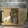 Buiten opbergbox tuinbox kussenbox, weerbestendig, asfaltdak, 77,5 cm x 88 cm x 90 cm, donkergrijs 7