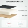 Bureaustoel ergonomische bureaustoel met opklapbare armleuningen, verstelbare lendensteun zwart 9