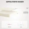 Bureaustoel met stoffen bekleding in fluweeloptiek, make up stoel met gebogen rugleuning, voor slaapkamer, woonkamer, beige 6