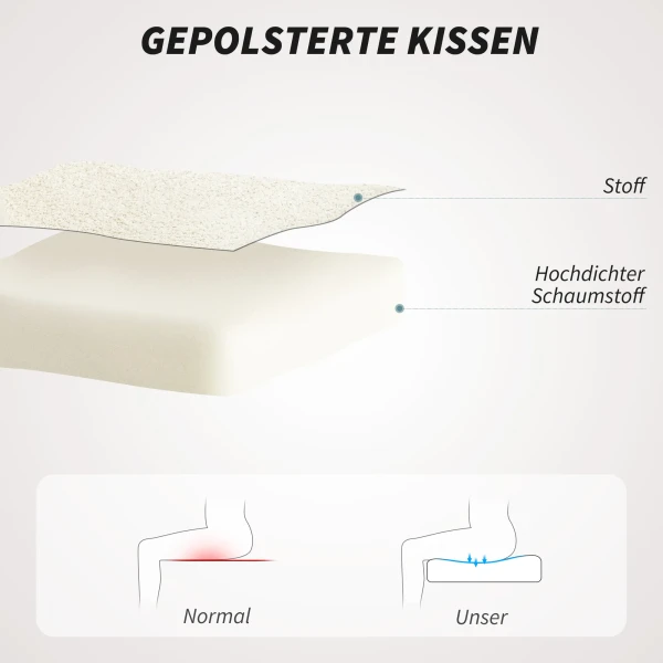 Bureaustoel met stoffen bekleding in fluweeloptiek, make up stoel met gebogen rugleuning, voor slaapkamer, woonkamer, beige 6