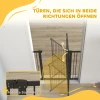 Deurbeschermingsrooster hond, 76 104 cm afscheidingsrooster zonder boren, traphekje 8