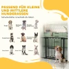 Deurbeveiligingshek voor honden, 76 104 cm afscheidingshek zonder boren, traphek 10
