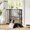 Deurbeveiligingshek voor honden, 76 104 cm afscheidingshek zonder boren, traphek 2