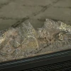 Elektrische haard, 2000 w, vrijstaande haard met verwarmingled 3d vlam effect, 4 helderheidsniveaus, elektrische haard met thermostaat, oververhittingsbeveiliging, zwart 10