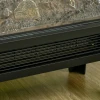Elektrische haard, 2000 w, vrijstaande haard met verwarmingled 3d vlam effect, 4 helderheidsniveaus, elektrische haard met thermostaat, oververhittingsbeveiliging, zwart 9