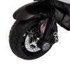 Elektrische kinder motorfiets, lichtjes & geluiden, 3 km/u, oplaadbaar, kunststof & metaal, zwart/wit 10
