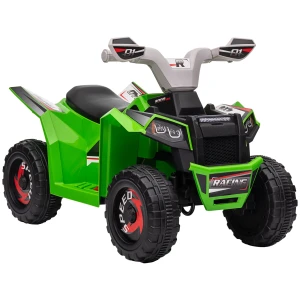 Elektrische kinderquad, 2,5 km/u, vooruit & achteruitgang, voor 18 36 maanden, groen 1