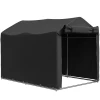 Garage tent, waterdicht garage tent met deur, uv bestendig 220 x 157 x 165 cm zwart 1