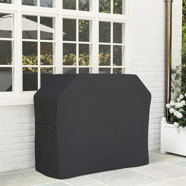 Grillhoes beschermhoes voor grill, weerbestendig, 147 x 61 x 120cm, zwart 10