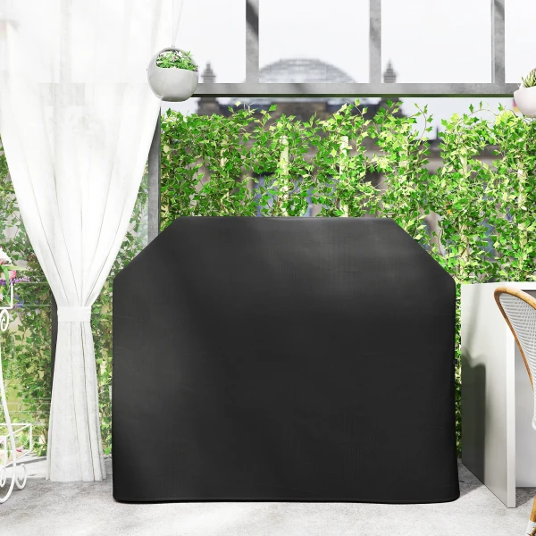 Grillhoes beschermhoes voor grill, weerbestendig, 147 x 61 x 120cm, zwart 7