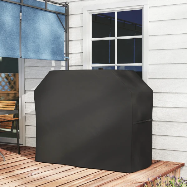 Grillhoes beschermhoes voor grill, weerbestendig, 147 x 61 x 120cm, zwart 9
