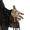 Groen monster, halloween decoratie, griezelige geluidseffecten, rode ogen, beweegbaar, 183 cm 10