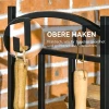 Haardhoutrek voor binnen 46 x 32 x 126 cm 3 niveaus brandhoutrek met 4 haken metaal zwart 7
