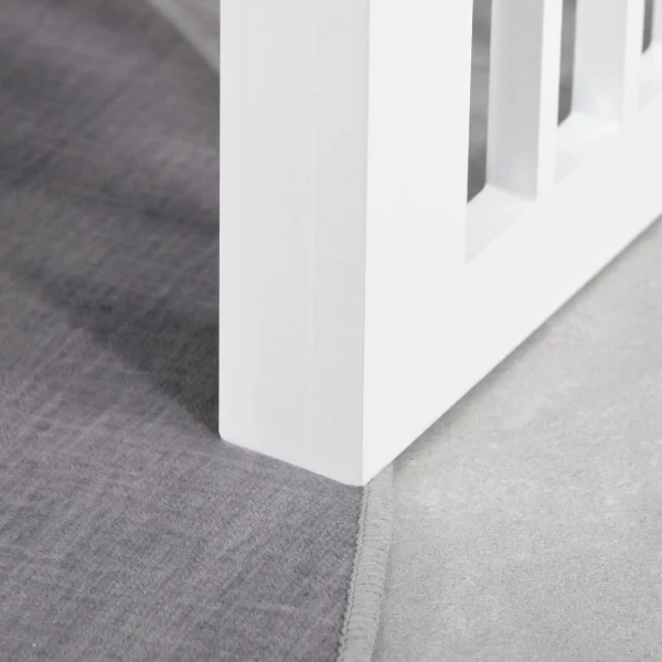 Hondenvoerstation, antislip, 44 x 24 x 15cm, wit, 0,9l per kom 8