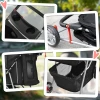 Hondenwagen hondenbuggy inklapbaar voor honden & katten tot 10 kg 75 x 45 x 97 cm donkergrijs 9