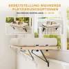 Kattenhuis met beugel voor vensterbanken en verwarming, kussen, houten frame, wit 5