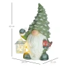 Kerst kabouter met lantaarn, led, op batterijen, weerbestendig, 28x21x42 cm 4