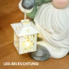 Kerst kabouter met lantaarn, led, op batterijen, weerbestendig, 28x21x42 cm 5