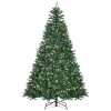 Kerstboom, 700 warmwitte led's, 2154 takken, brandvertragend, kunststof/metaal, 210 x 142 cm, groen 1