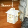 Kerstdecoratie, rendier met lantaarn, led, op batterijen, 25,5 x 19,5 x 52 cm 5