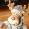 Kerstdecoratie, rendier met lantaarn, led, op batterijen, 25,5 x 19,5 x 52 cm 8