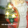 Kerstmanfiguur met boom en cadeau, 3 warmwitte led's, op batterijen, 50 cm 5