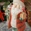 Kerstmanfiguur met boom en cadeau, 3 warmwitte led's, op batterijen, 50 cm 9